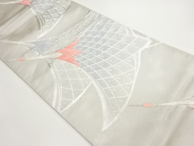 JAPANESE FUKURO OBI / WOVEN CRANES